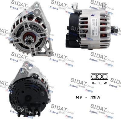 Sidat A12DE0159 - Alternatore autozon.pro