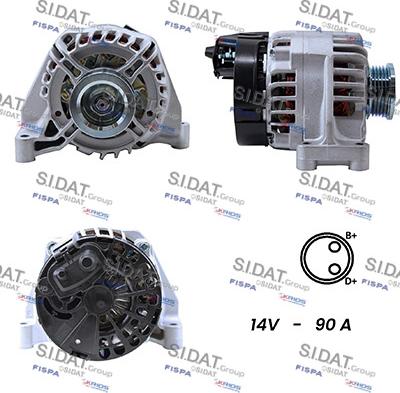 Sidat A12DE0138A2 - Alternatore autozon.pro