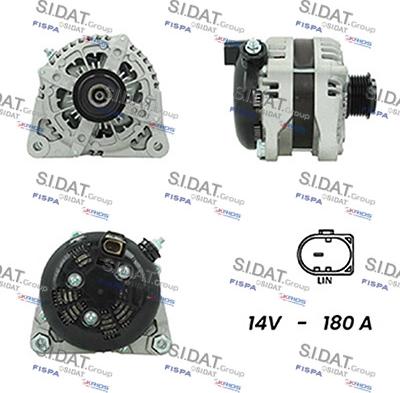 Sidat A12DE0893A2 - Alternatore autozon.pro