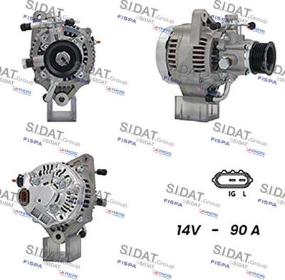 Sidat A12DE0897A2 - Alternatore autozon.pro