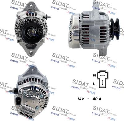 Sidat A12DE0342 - Alternatore autozon.pro