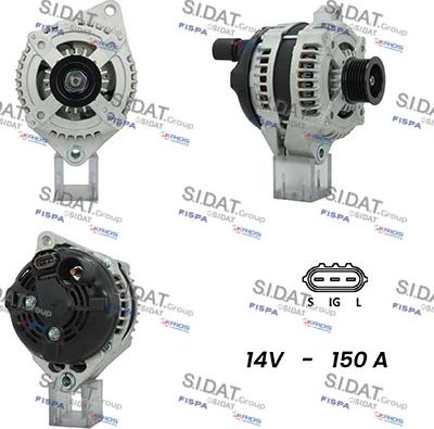 Sidat A12DE0334A2 - Alternatore autozon.pro