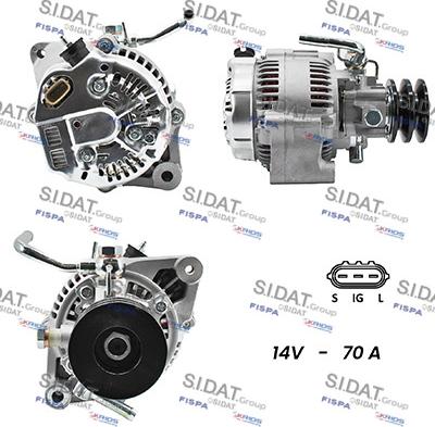 Sidat A12DE0331A2 - Alternatore autozon.pro