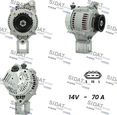 Sidat A12DE0372A2 - Alternatore autozon.pro