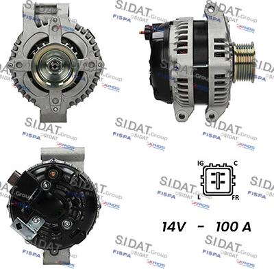 Sidat A12DE0211A2 - Alternatore autozon.pro