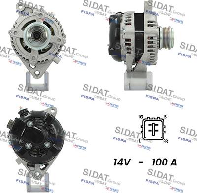 Sidat A12DE0238A2 - Alternatore autozon.pro