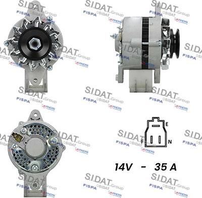 Sidat A12DE0714A2 - Alternatore autozon.pro