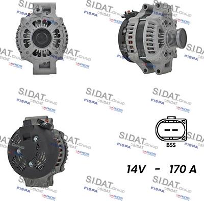 Sidat A12DE0789A2 - Alternatore autozon.pro