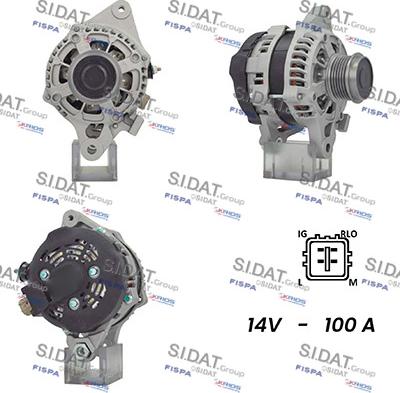 Sidat A12DE0729A2 - Alternatore autozon.pro