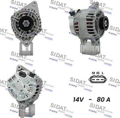 Sidat A12DE0724A2 - Alternatore autozon.pro