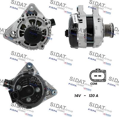 Sidat A12DE1402A2 - Alternatore autozon.pro