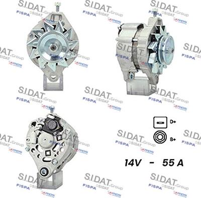 Sidat A12DE1115A2 - Alternatore autozon.pro