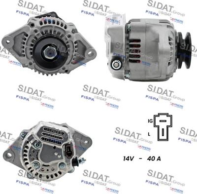 Sidat A12DE1224A2 - Alternatore autozon.pro