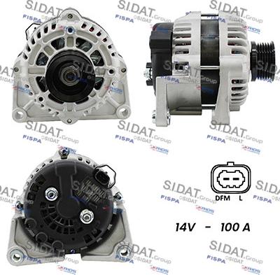 Sidat A12DR0643A2 - Alternatore autozon.pro