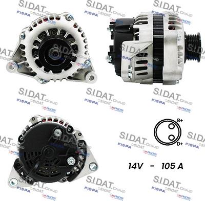 Sidat A12DR0109A2 - Alternatore autozon.pro