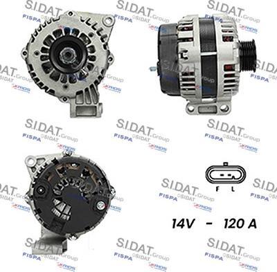 Sidat A12DR0392 - Alternatore autozon.pro