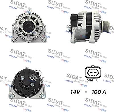 Sidat A12DR0353A2 - Alternatore autozon.pro