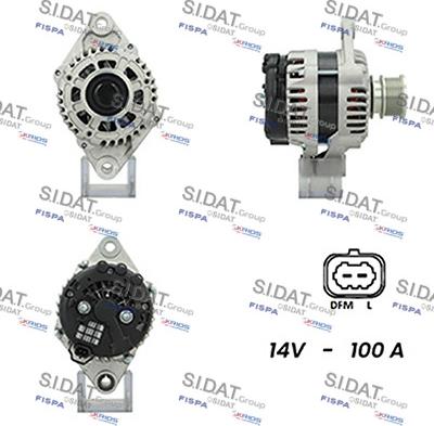 Sidat A12DR0352A2 - Alternatore autozon.pro