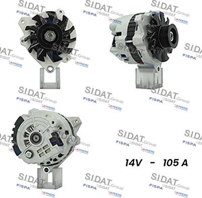 Sidat A12DR1101A2 - Alternatore autozon.pro