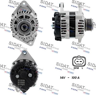 Sidat A12DR1135A2 - Alternatore autozon.pro