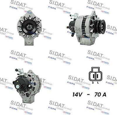 Sidat A12HT0160A2 - Alternatore autozon.pro