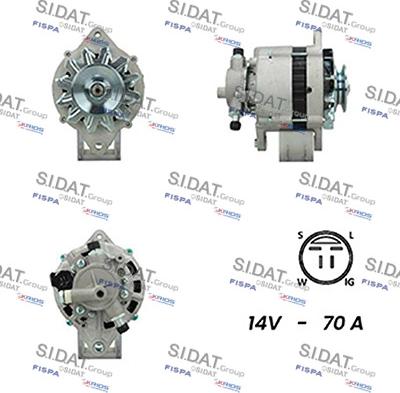 Sidat A12HT0354A2 - Alternatore autozon.pro