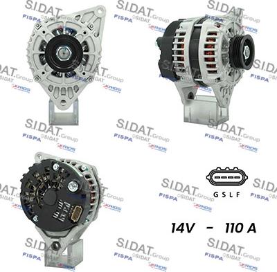 Sidat A12HY0469A2 - Alternatore autozon.pro