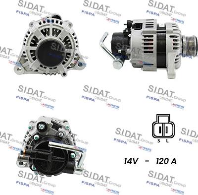 Sidat A12HY0045A2 - Alternatore autozon.pro