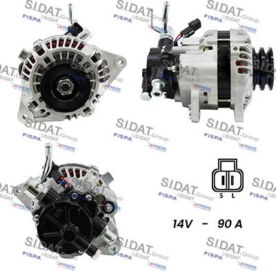 Sidat A12HY0114A2 - Alternatore autozon.pro