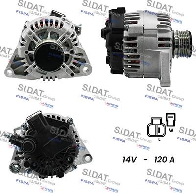 Sidat A12HY0112 - Alternatore autozon.pro