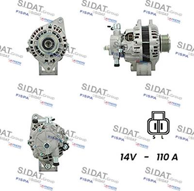 Sidat A12HY0128A2 - Alternatore autozon.pro