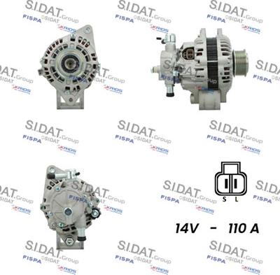 Sidat A12HY0128 - Alternatore autozon.pro