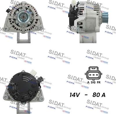 Sidat A12MA0426A2 - Alternatore autozon.pro