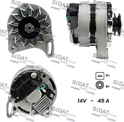 Sidat A12MA0014A2 - Alternatore autozon.pro