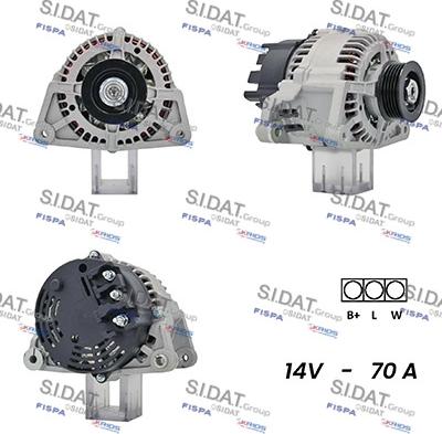 Sidat A12MA1039A2 - Alternatore autozon.pro