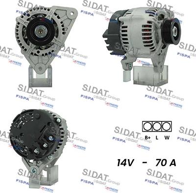 Sidat A12MA1036A2 - Alternatore autozon.pro