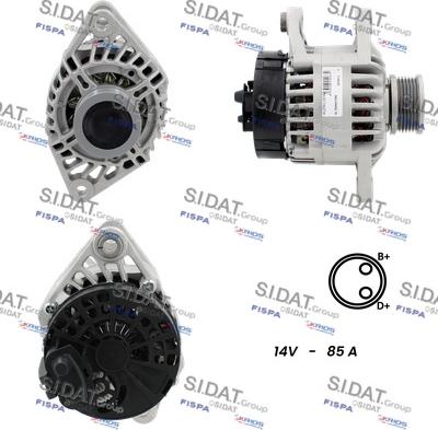 Sidat A12MA1197A2 - Alternatore autozon.pro