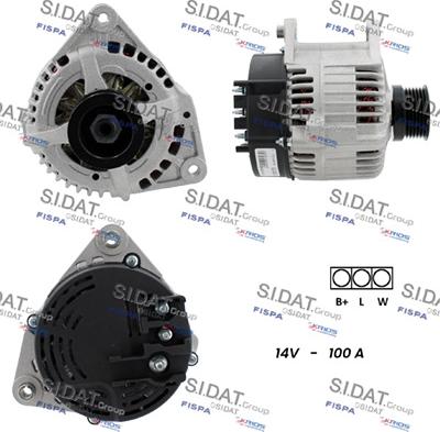 Sidat A12MA1286A2 - Alternatore autozon.pro