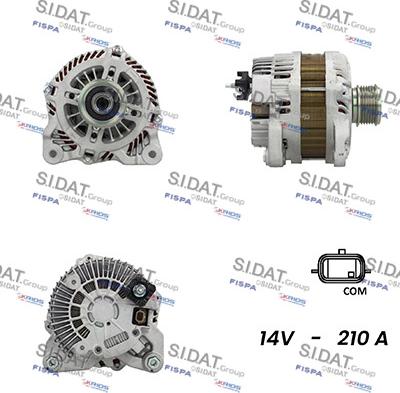 Sidat A12MH0424A2 - Alternatore autozon.pro