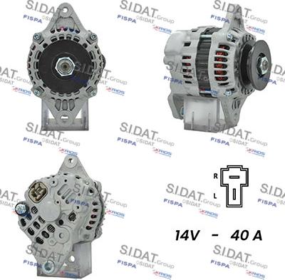 Sidat A12MH0592A2 - Alternatore autozon.pro