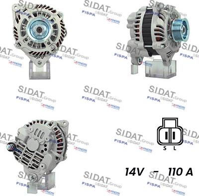 Sidat A12MH0699A2 - Alternatore autozon.pro