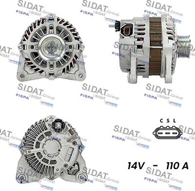 Sidat A12MH0693A2 - Alternatore autozon.pro