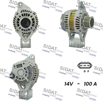 Sidat A12MH0655A2 - Alternatore autozon.pro