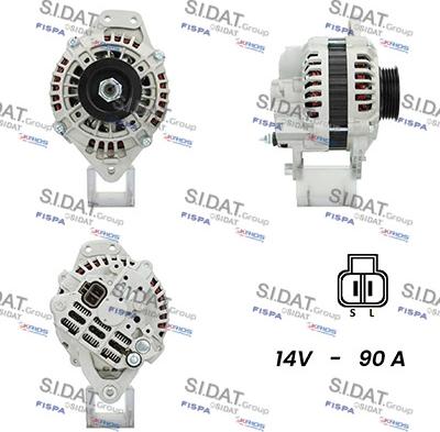 Sidat A12MH0663A2 - Alternatore autozon.pro