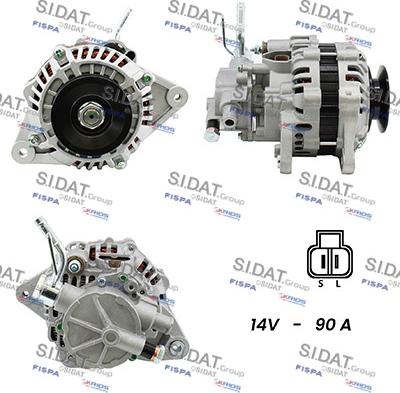 Sidat A12MH0681A2 - Alternatore autozon.pro