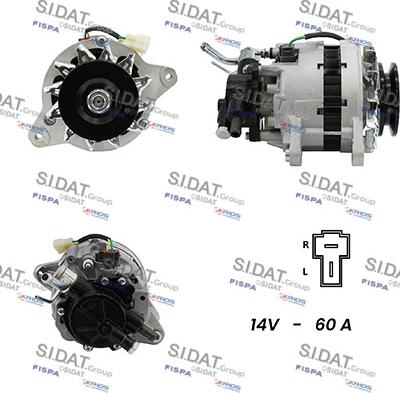 Sidat A12MH0168A2 - Alternatore autozon.pro