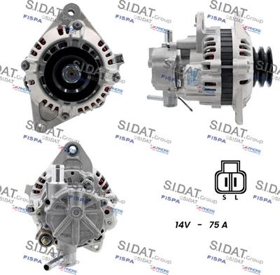 Sidat A12MH0113 - Alternatore autozon.pro