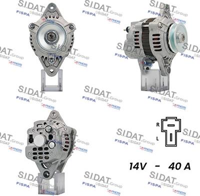 Sidat A12MH0358 - Alternatore autozon.pro