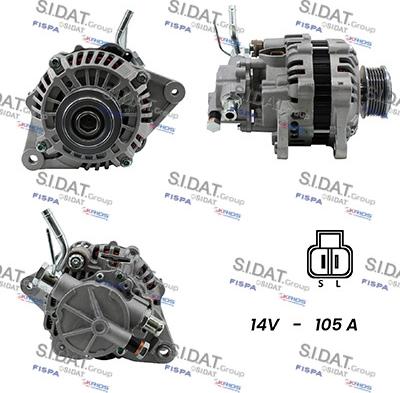 Sidat A12MH0365A2 - Alternatore autozon.pro