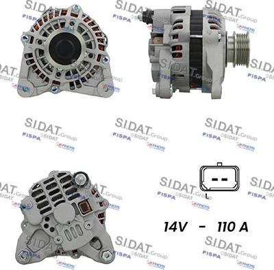 Sidat A12MH0295A2 - Alternatore autozon.pro